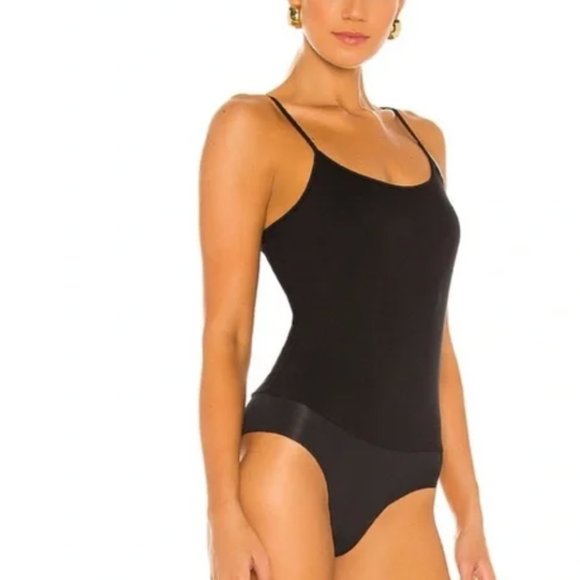 L’agence Ford Black Spaghetti Strap Bodysuit Small - Picture 3 of 8